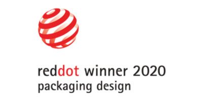 2020 Reddot packaging design Logo.