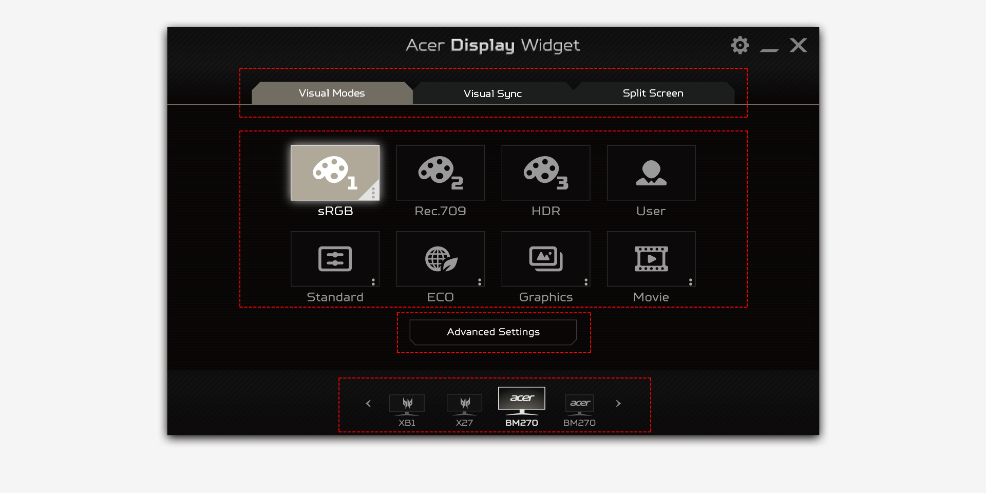 Acer Display Widget AGW Source