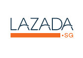 Lazada logo on white or light background-1