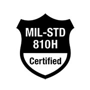 MIL-STD-810H Certified