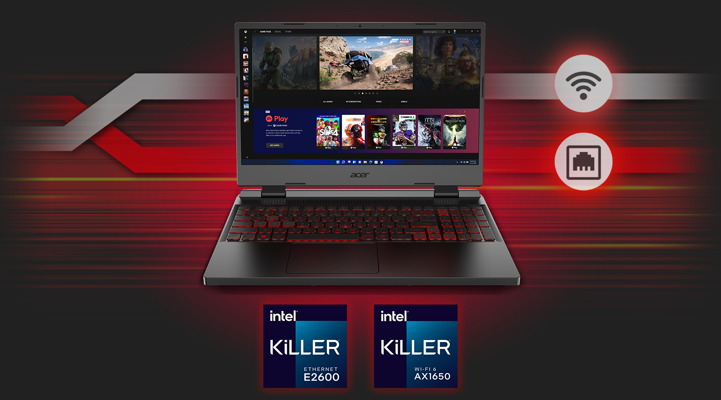 portátil Gamer Acer Nitro 5 (Intel Core i5) Con Intel Killer