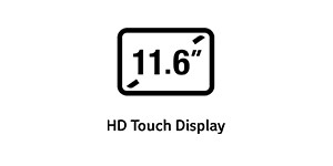 icon-Screen Size-HD Touch Display-11.6inch