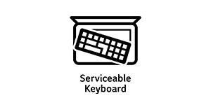 icon-Serviceable Keyboard