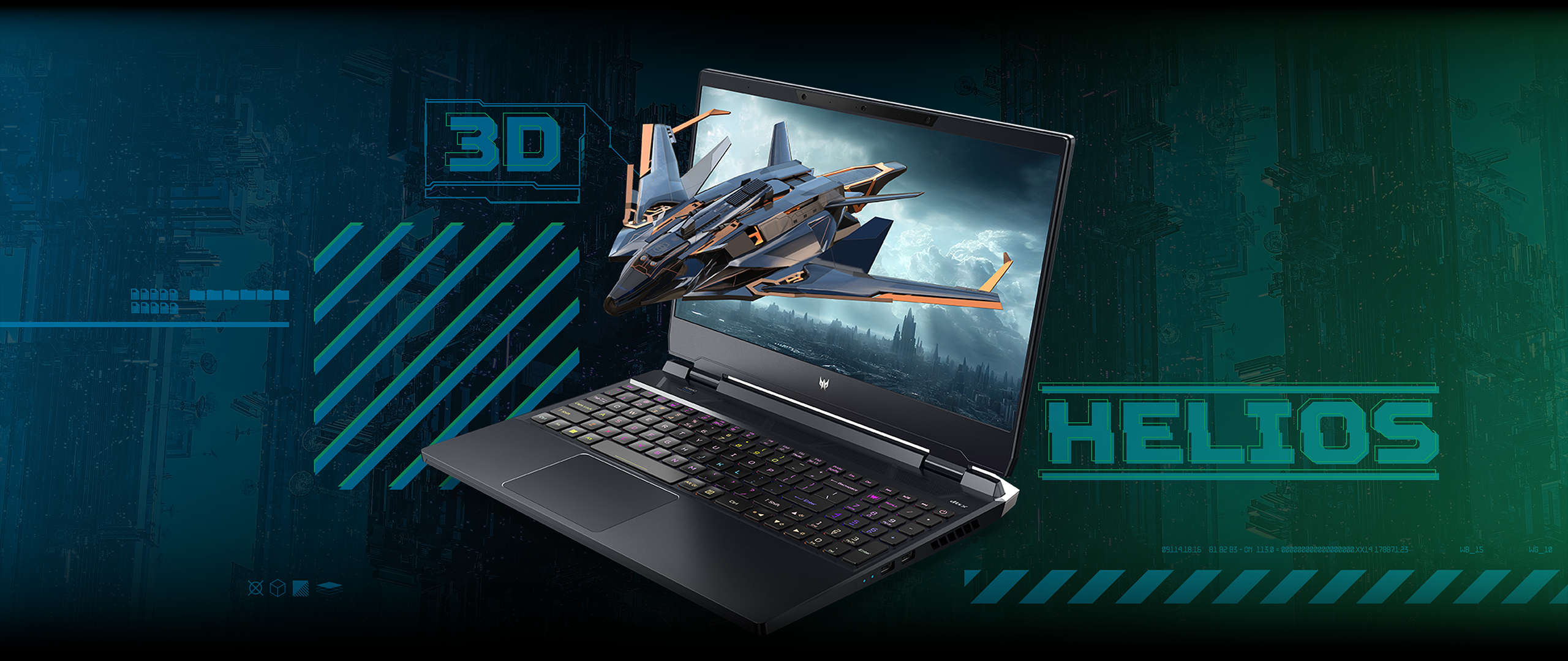 لپ‌تاپ Predator Helios 3D 15 SpatialLabs Edition ایسر